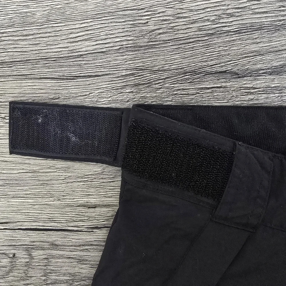 Polar Edge Insulated Ski Pants Men Medium Black Adjustable‎ Waist Zipper Pockets